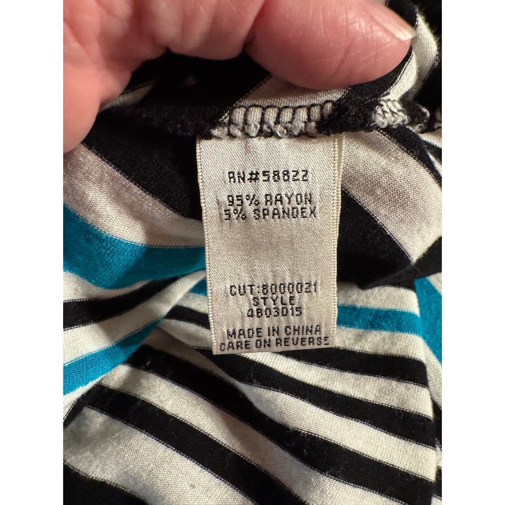 Sophie Max Striped Maxi Dress Size Large - Picture 5 of 5